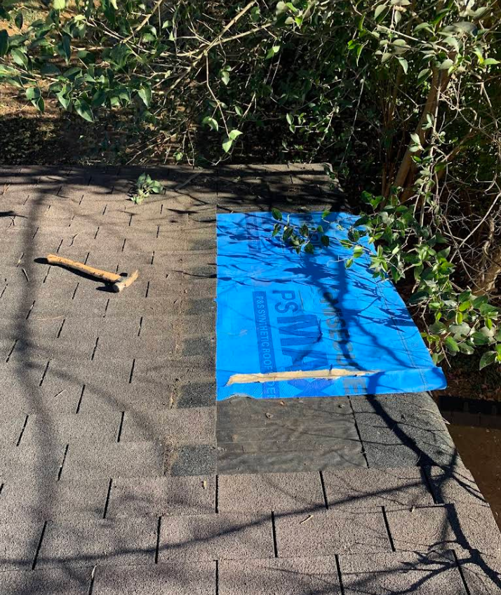 Roofing repair completed for local homeowner